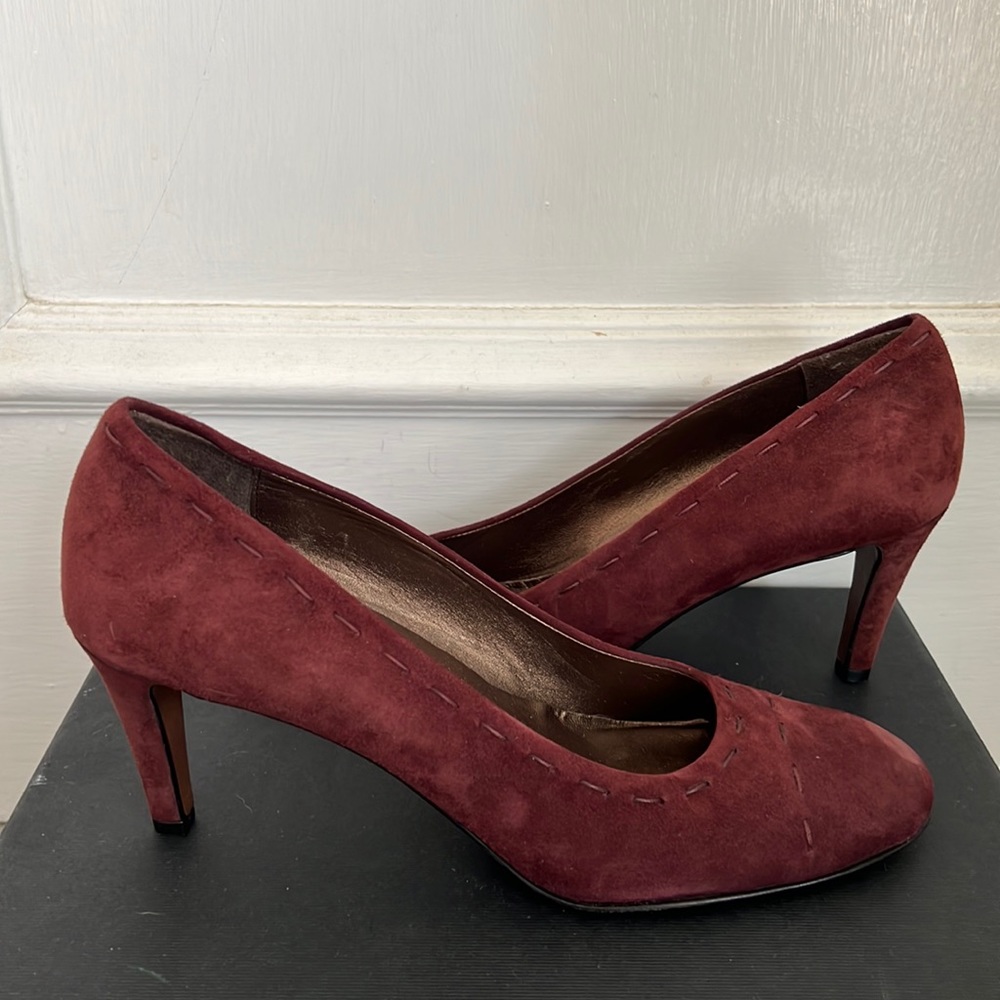 NWOT AGL Attilio Giusti Leombruni Suede Sisley Pumps (size 10).